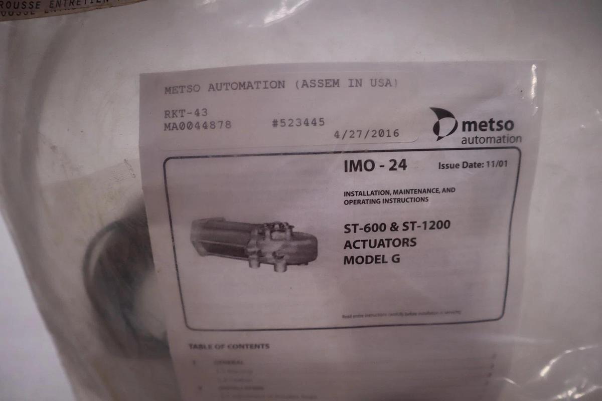 Used METSO IMO-24 ST-600 & ST-1200 MODEL G STOCK #149A