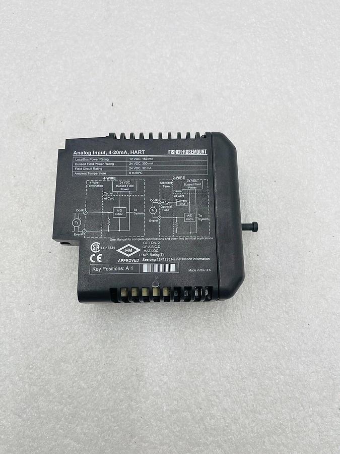 Used EMERSON DELTAV KJ3002X1-BA1 AI 8 CHANNEL 4-20MA HART CARD #K-2512
