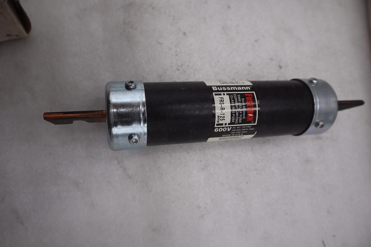 LOT OF 2 - NEW OPEN BOX Bussmann Fusetron FRS-R-125 Fuse STK GF403A