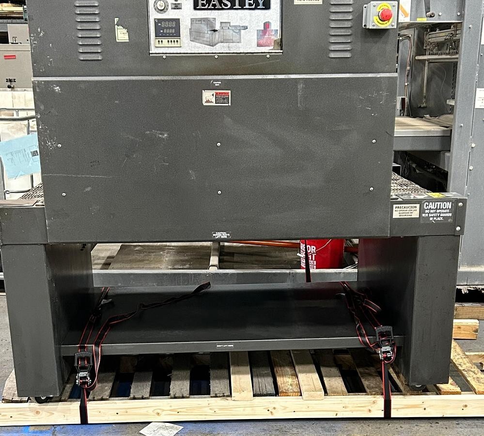 Used EASTEY LARGE CPAPACITY SEMI-AUTOMATIC SHRINK SYSTEM L BAR MODEL EM 4050-TKV