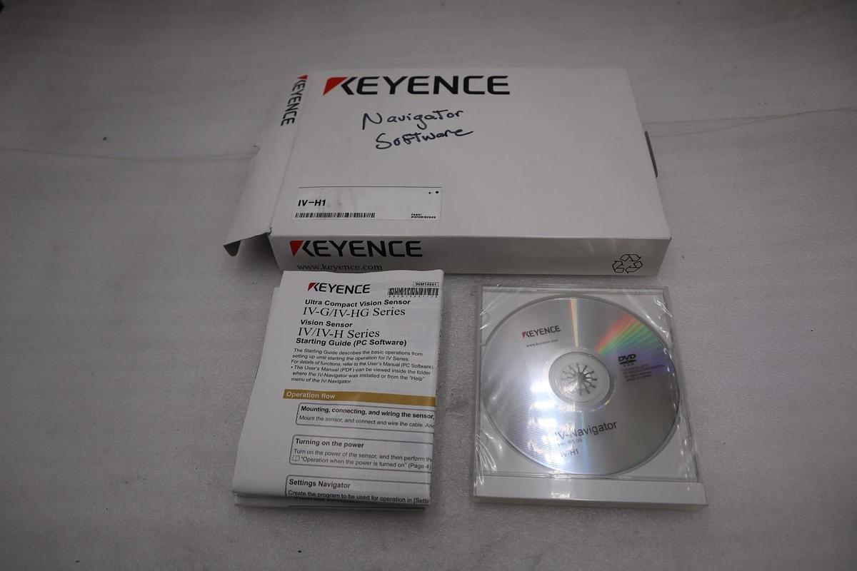 Used KEYENCE IV-H1 VISION SENSOR SOFTWARE NEW OPEN BOX STK GF16A