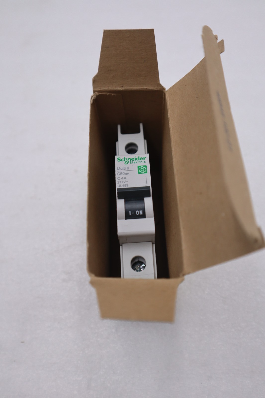 Used NEW OPEN BOX SCHNEIDER M9F42104 CIRCUIT BREAKER MULTI 9 277V STOCK G907A