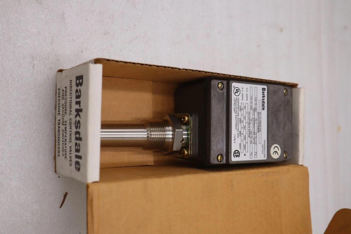 Used BARKSDALE ML1H-H203S-WS 480VAC 3A -100/250'F - NEW IN BOX - STOCK 5829A