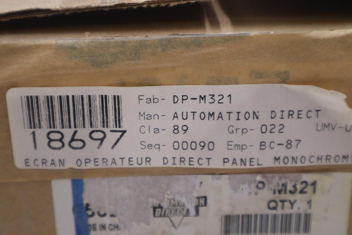 AUTOMATION DIRECT DP-M321 OPERATOR INTERFACE TOUCH SCREEN - NEW - STOCK GF1058