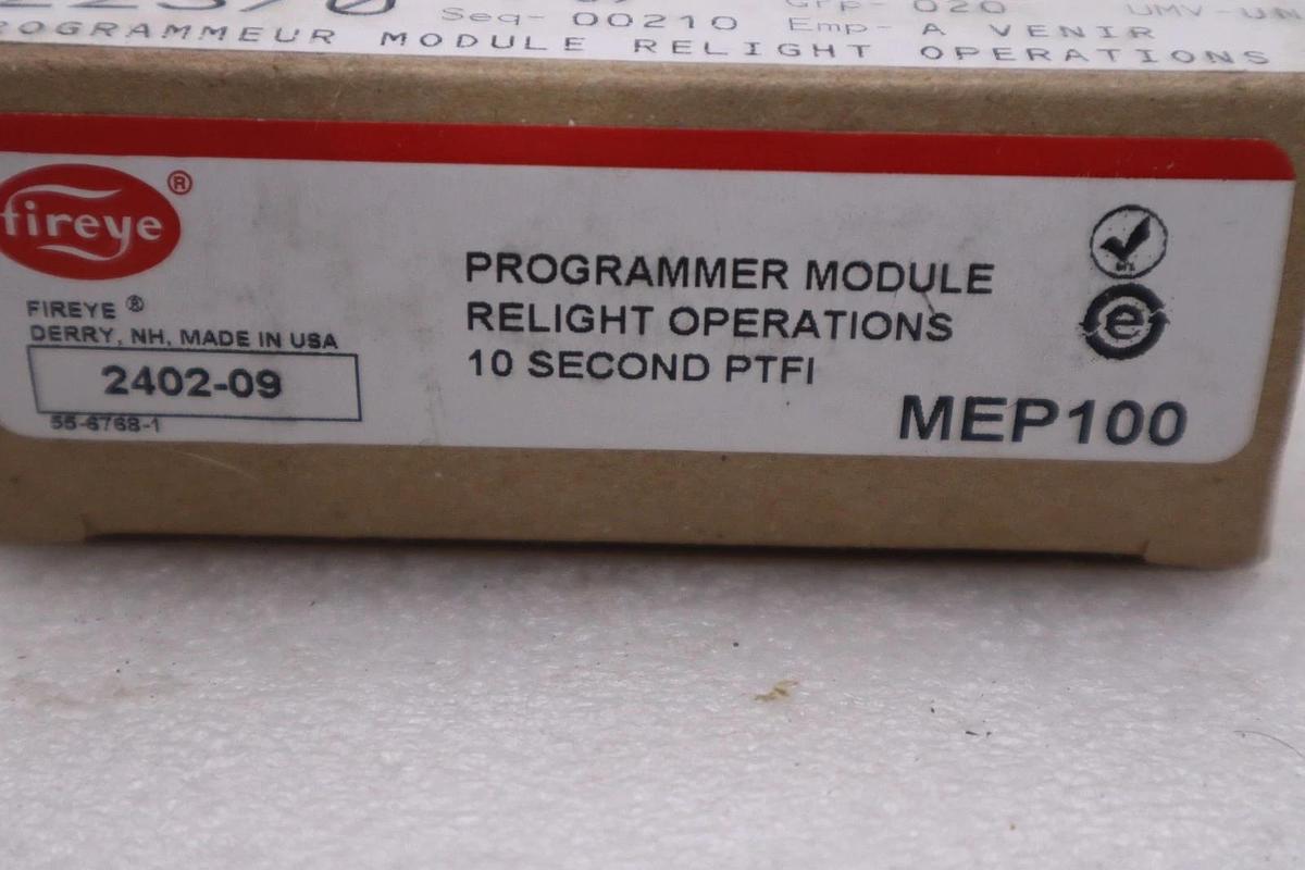 Used NEW FIREYE MEP100 PROGRAMMER MODULE STOCK K-1697A