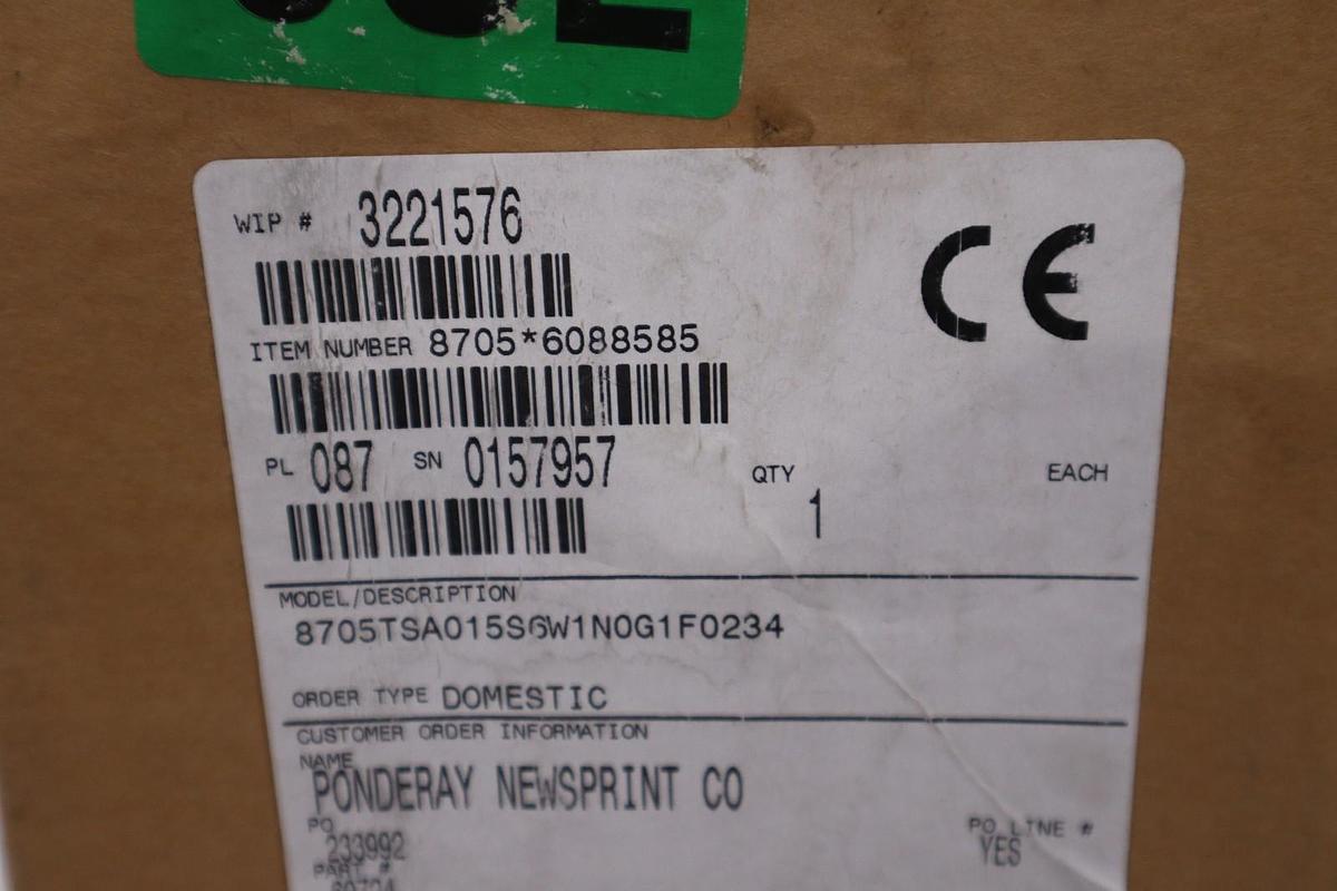 Used New Rosemount Pressure Transmitter Magnetic Flowmeter Sensor 8705T STOCK GF-511