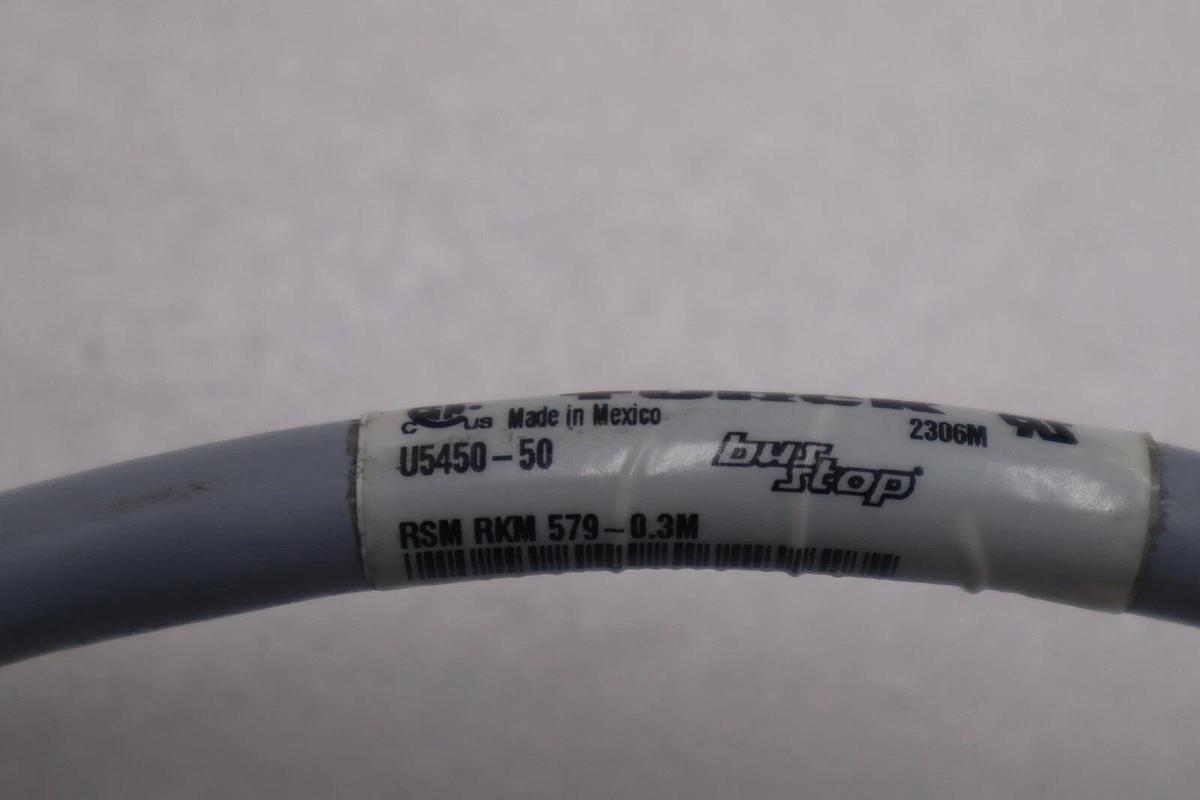 TURCK RSM RKM 579-0.3M Double-Ended Cordset Strght M-F U5450-50 STOCK K-3925