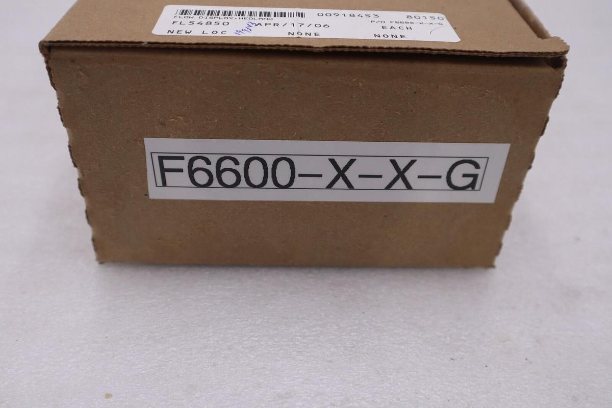 Used FLO-TECH HEDLAND F6600-X-X-G F6600 Series Display NEW UNIT STOCK G294A