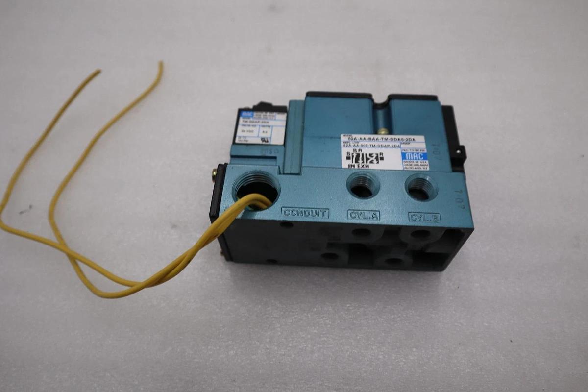 NEW MAC VALVES 82A-AA-BAA-TM-DDA5-2DA SOLENOID VALVE 82 SERIES 4-WAY STK H1465