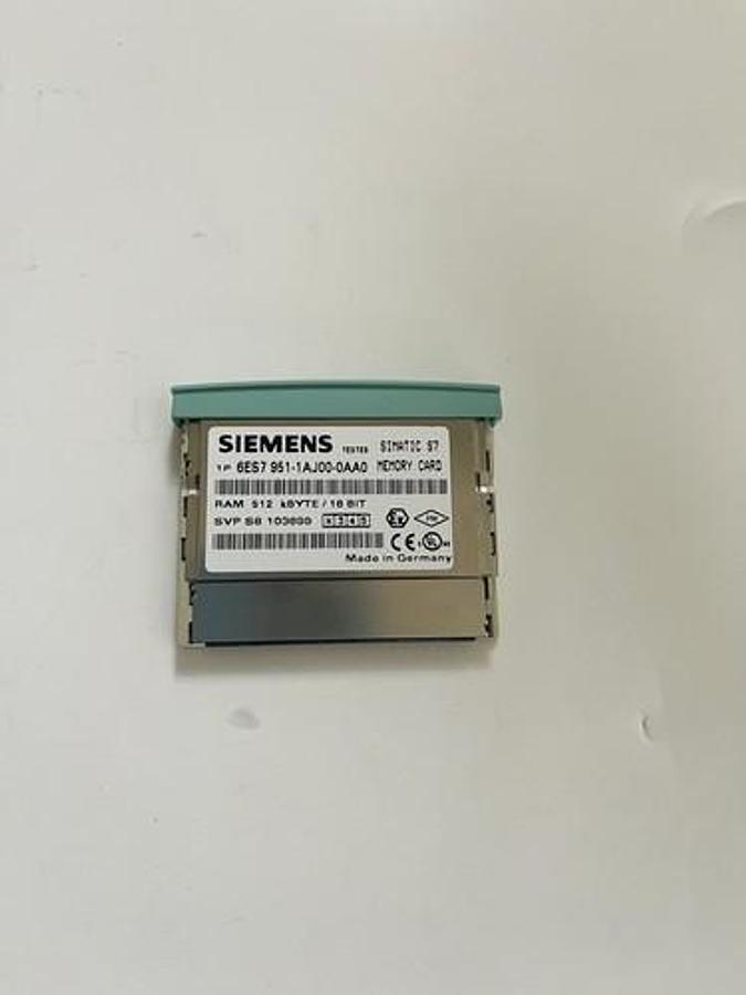 Used SIEMENS 6ES7951-1AJ00-0AA0 SIMATIC S7 SIMATIC S7 512KB/16BIT MEMORY CARD #K-1168