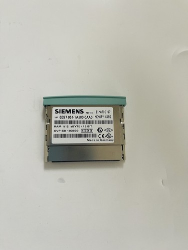 Used SIEMENS 6ES7951-1AJ00-0AA0 SIMATIC S7 SIMATIC S7 512KB/16BIT MEMORY CARD #K-1168