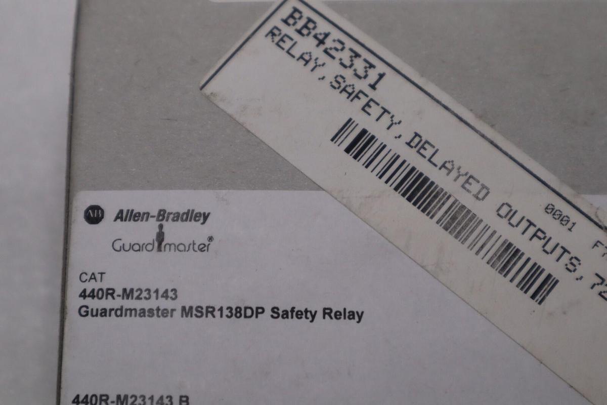 Used New Allen Bradley 440R-N23132 SER C Safety Relay GuardMaster MSR127TP STK L-241C