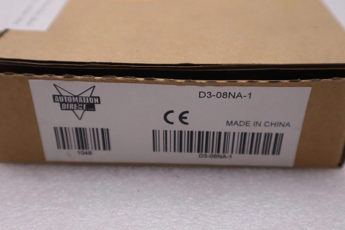 Used Automation Direct D3–08NA-1 Input Module - NEW IN BOX - STOCK GF567A