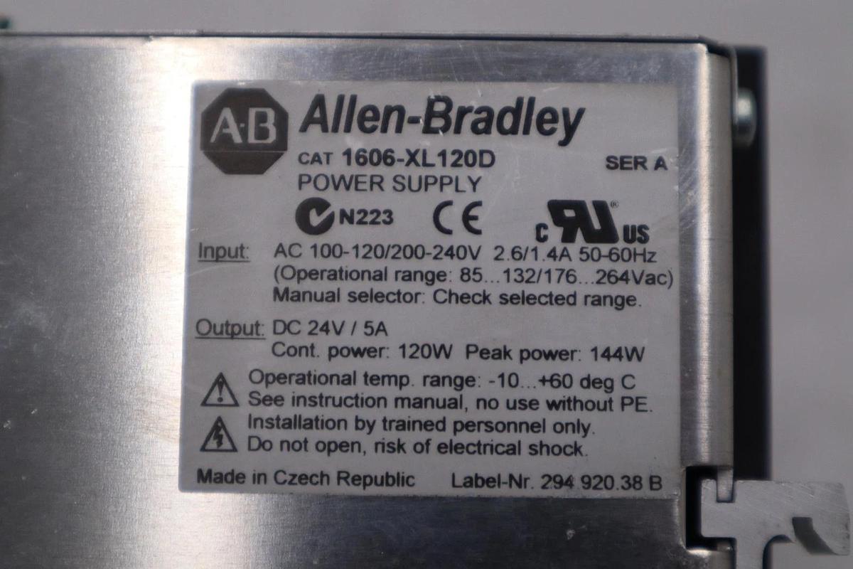 Used AB Allen-Bradley 1606-XL120D /A Power Supply STOCK H1437