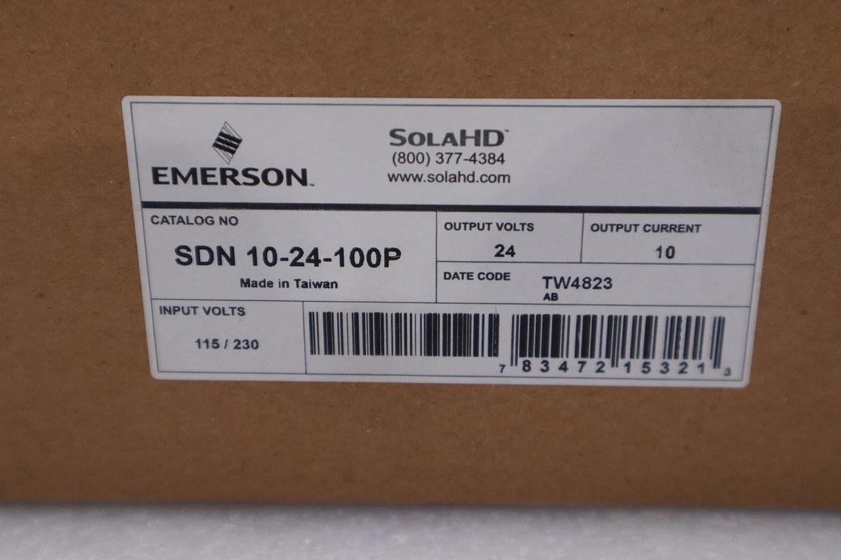 NEW OPEN BOX EMERSON SDN 10-24-100P POWER SUPPLY STK GF97