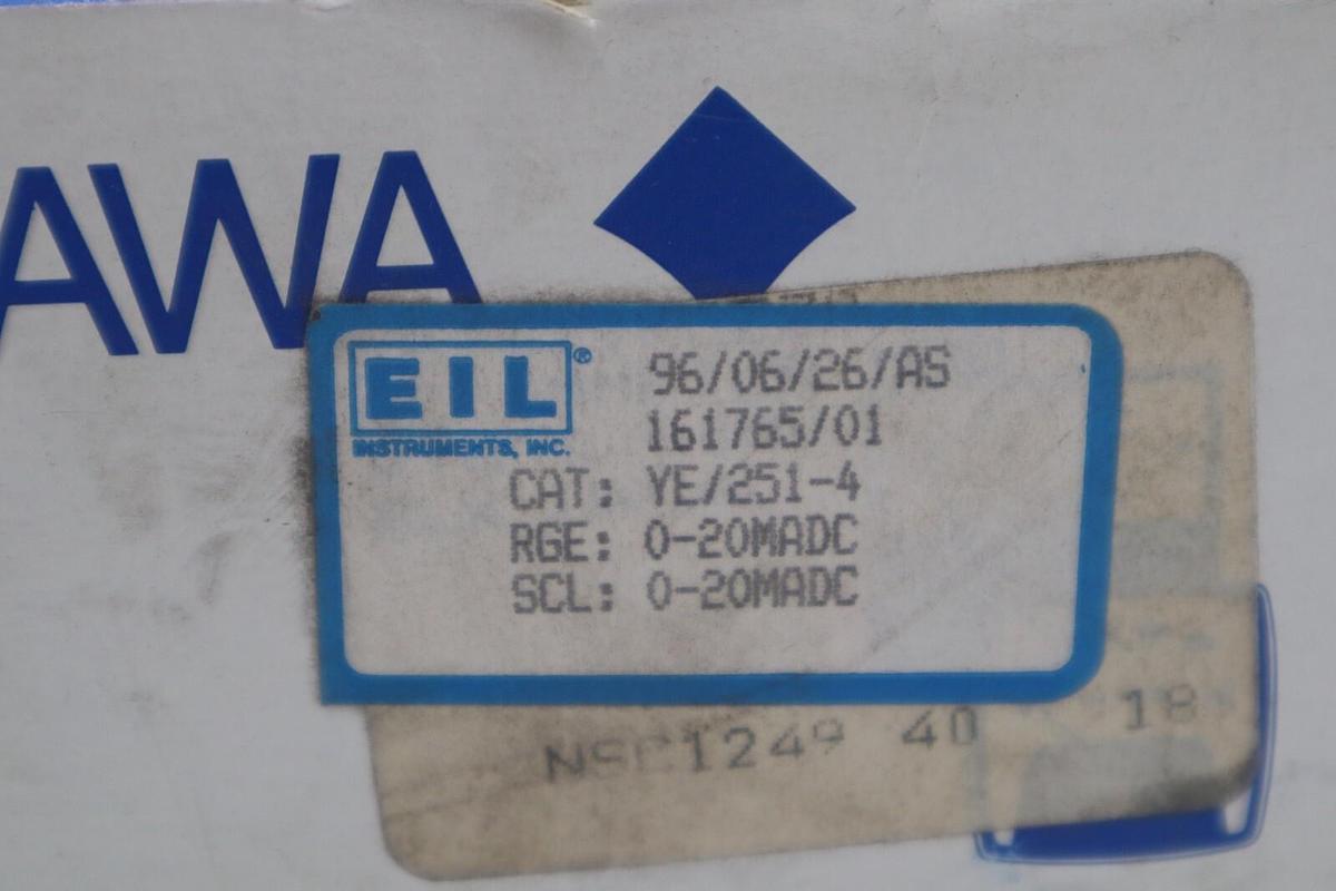 YOKOGAWA 251444RXRX NEW YE/251-4 AC VOLTS PANEL METER 251444RXRX STOCK K-3126