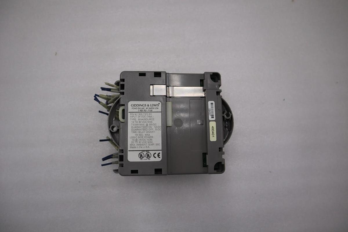 Used Giddings & Lewis M.1300.7372 R1 Input Module 24VDC SINK/SOURCE STOCK 5166A