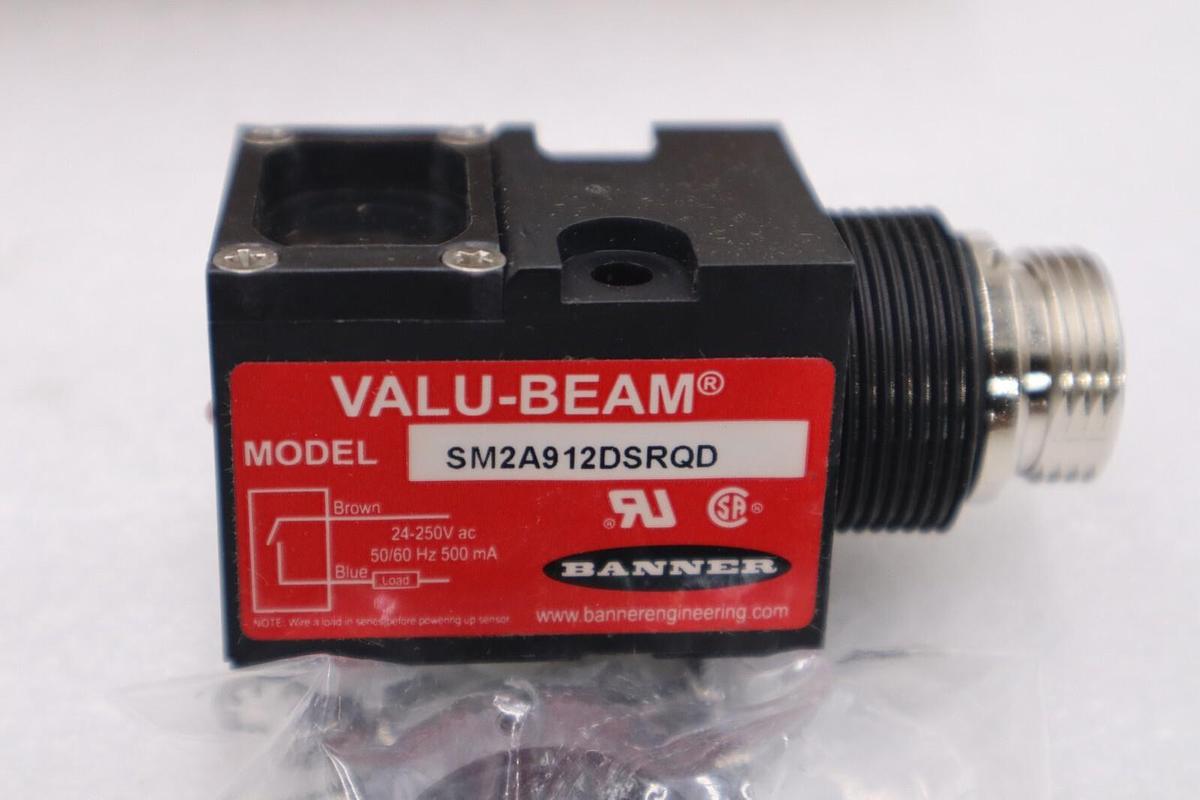 Used NEW OPEN BOX BANNER ENGINEERING SM2A912DSRQD VALU-BEAM STOCK G668A