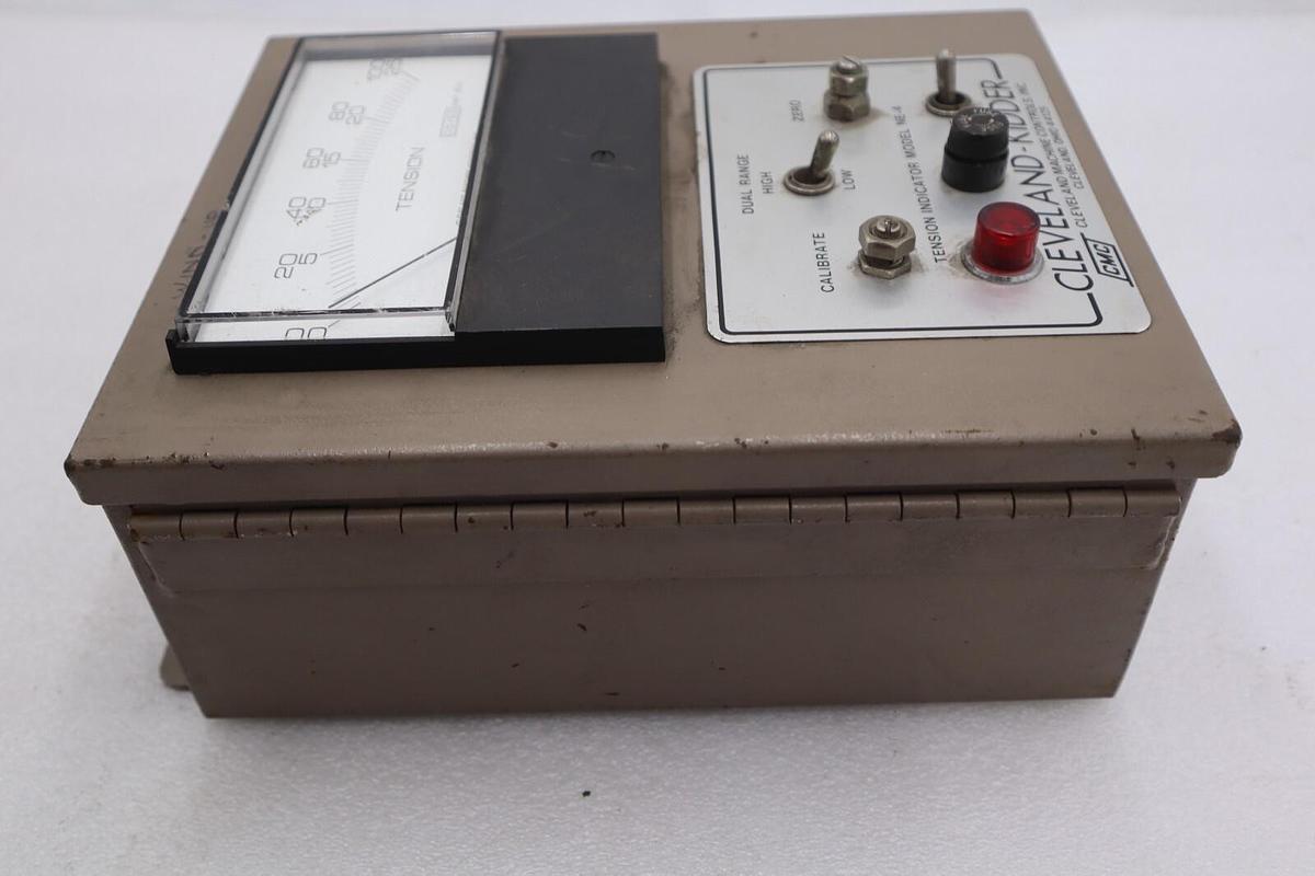 Used Cleveland-Kidder Web Tension Indicator Equipment NE-4/DR-4/TA-10/ER-4 #4111