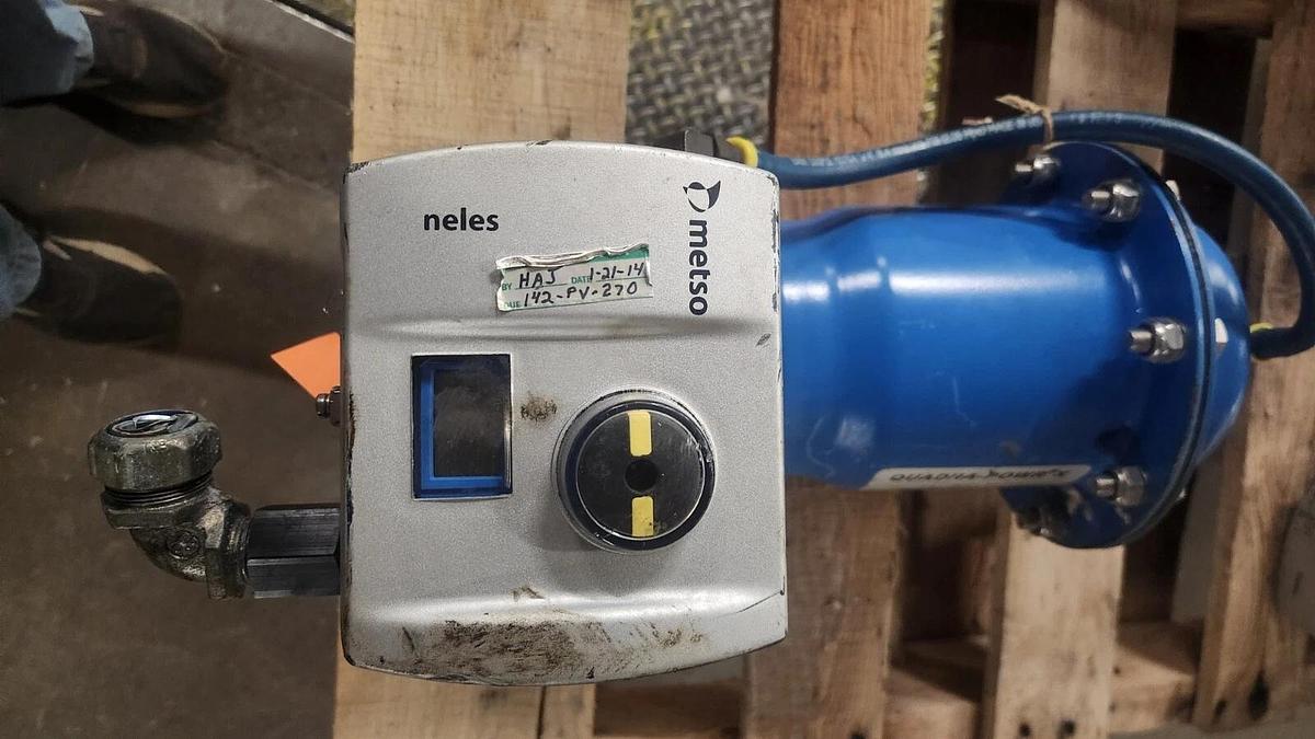 Used QUADRA-POWR® X ROTARY ACTUATORS QPX1C/K15 W/ NELES METSO ND9103HN STOCK PF - 211