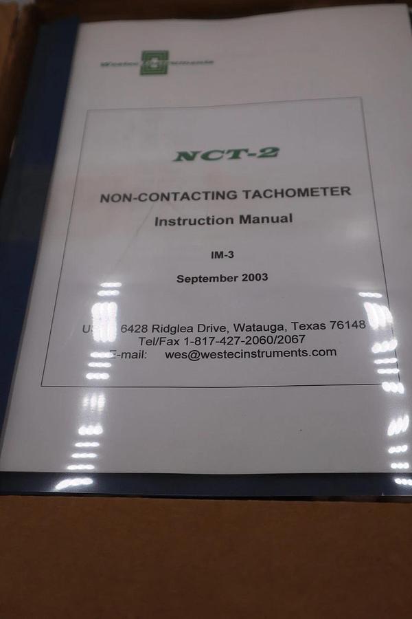 Used MILLTRONICS NCT-2 NON-CONTACTING TACHOMETER - STOCK GF1032