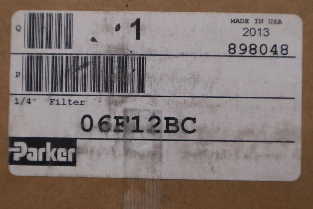 Used NEW OPEN BOX PARKER 06F12BC / 06F12BC AIR REGULATOR STOCK GF515