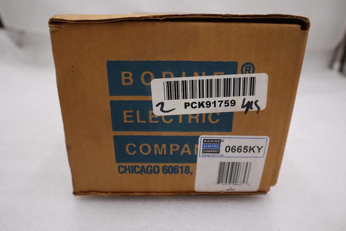 Used Bodine gear motor 42r5bfpp-e2 230V 3PH 1/4HP 10:1 170 RPM NEW UNIT STOCK H711