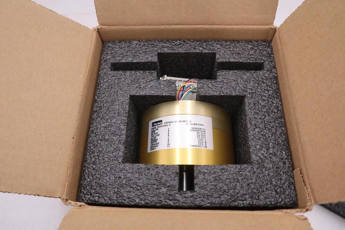 NEW OPEN BOX KADANT PARKER GM45 REV. G MOTOR STK GF931