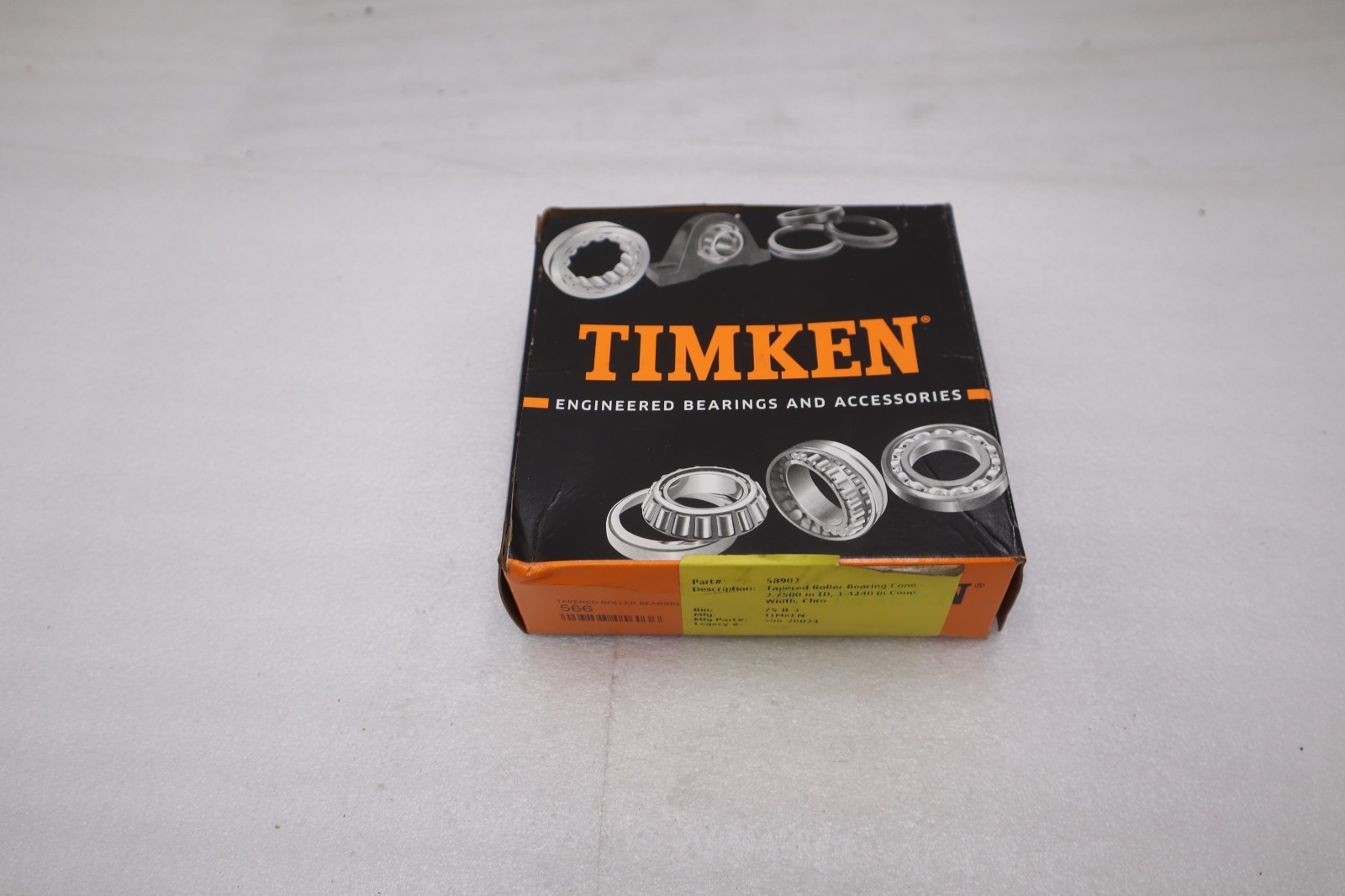 Used NEW OPEN BOX TIMKEN 566 BEARING STOCK K-2981CC