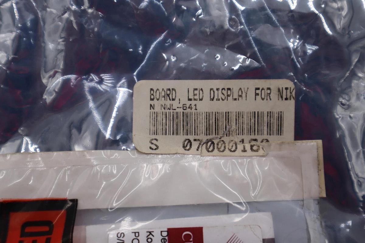 Used Toshiba LED Display Board for NIK, N NWL-641 PN: RTB111-BL STOCK #2837