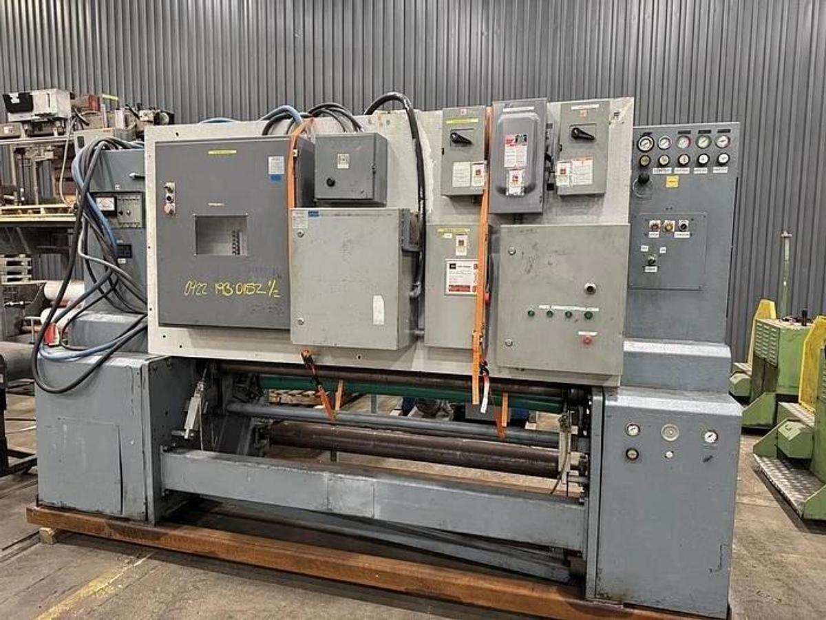 Used 72" DUSENBERY 613 COUNTER ROLL SLITTER REWINDER