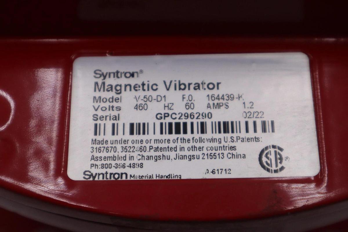 FMC Technologies Syntron Magnetic Vibrator V-50-D1 115V NEW IN BOX STOCK S663