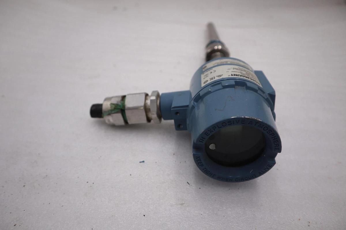 Used Rosemount 214C Temperature Sensor 214CRTSMB1S4E0077SLXAXW -50 TO 450 C #3527A