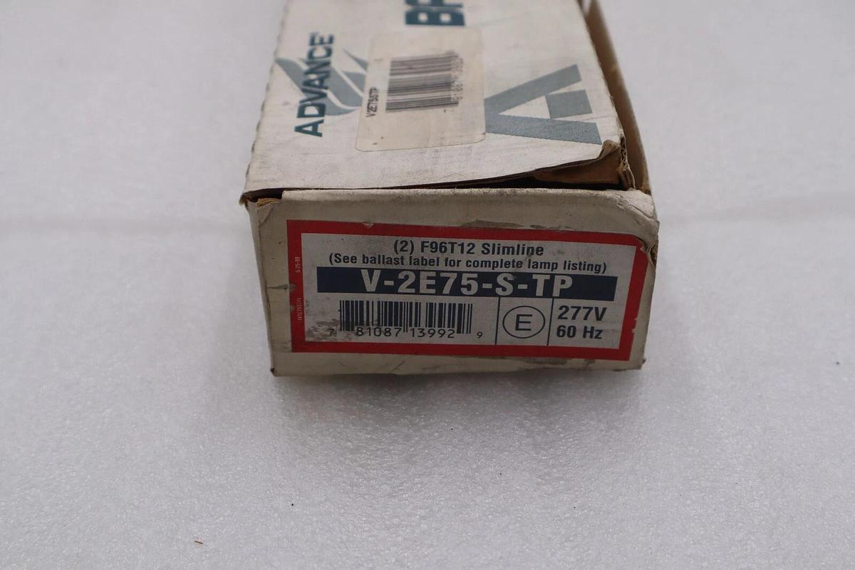 ADVANCE BALLAST V2E75-S-TP MARK III ENERGY SAVER #L-778