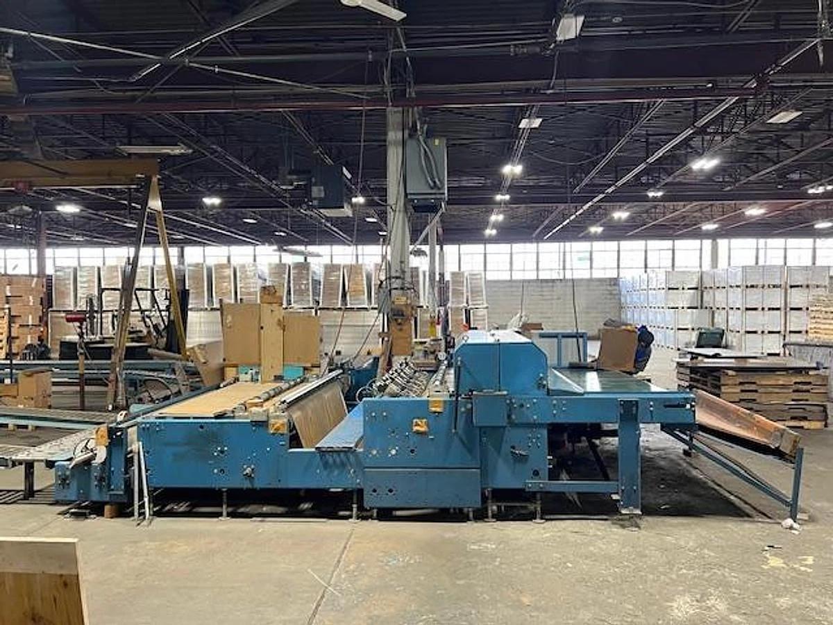 Used 84" ROSENTHAL DOWN-CUT SHEETER WITH SLITTING AND PUNCHING WM-7-HHDUBSHTCIPH-12
