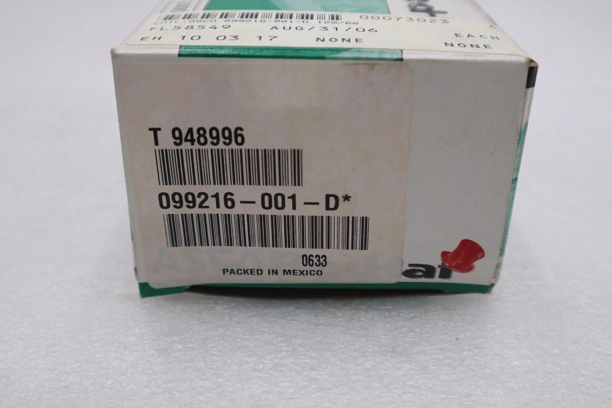 NEW ASCO 099216-001-D* SOLENOID VALVE REPLACEMENT COIL KIT STOCK G819A