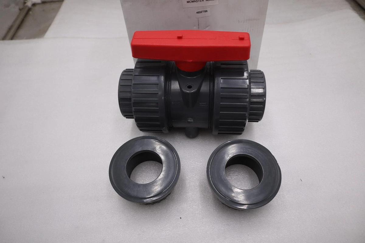 Hayward TBB1020CPFG 2 Inch PVC Double Union Ball Valve FPM - STOCK 1786CC