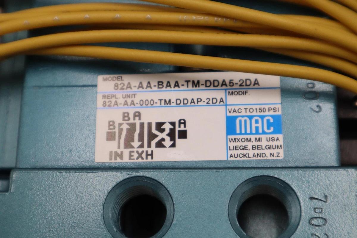Used NEW MAC VALVES 82A-AA-BAA-TM-DDA5-2DA SOLENOID VALVE 82 SERIES 4-WAY STK H800A