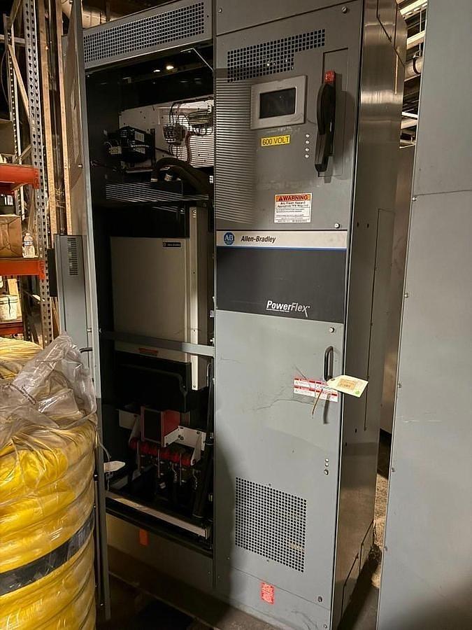 Used 200 HP ATLAS COPCO GA160W AIR COMPRESSOR WITH ALLEN BRADLEY VFD 600V