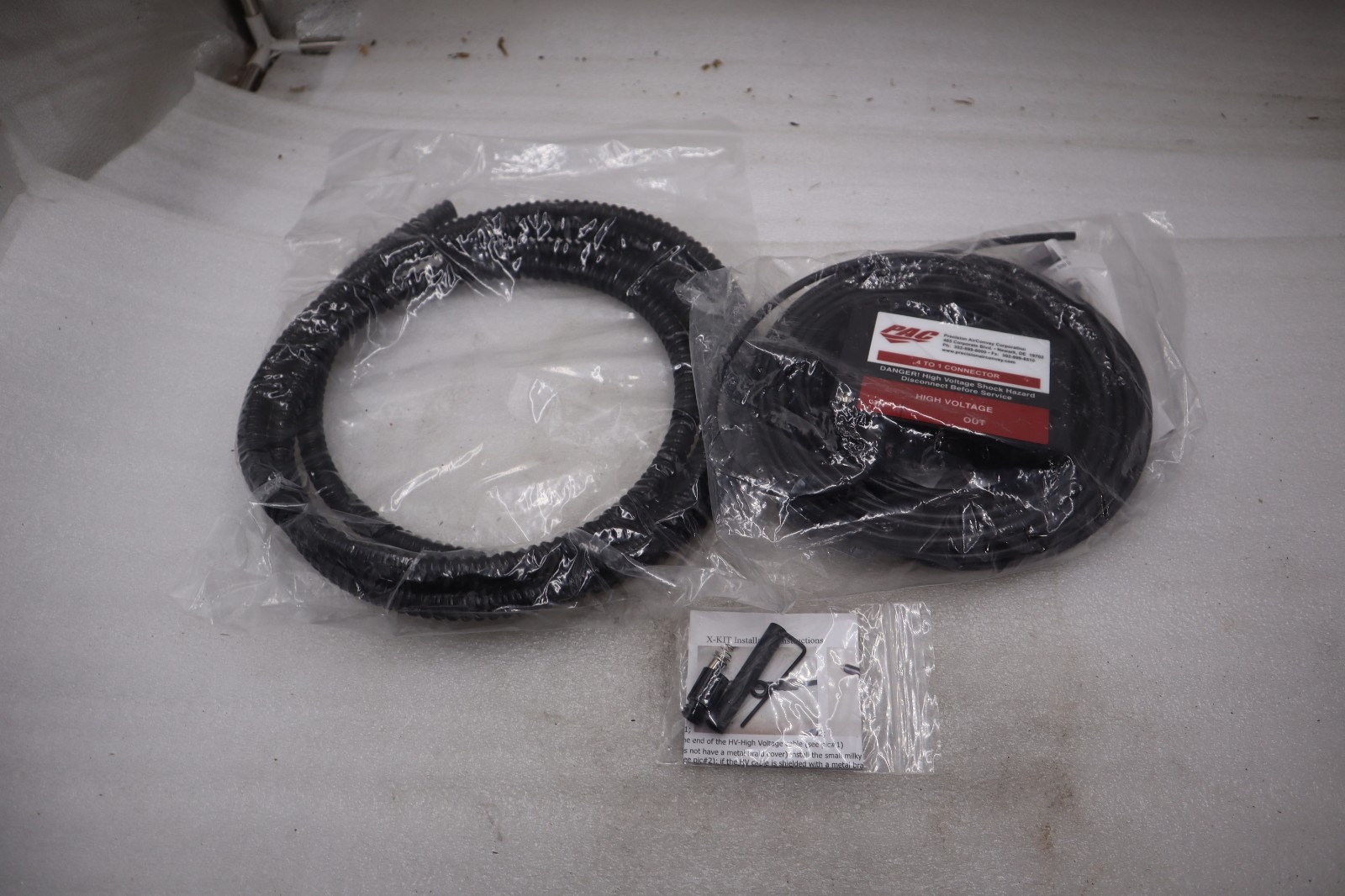 Used 4-1 CONNECTOR BLOCK HIGH VOLTAGE CABLE STOCK #3393B