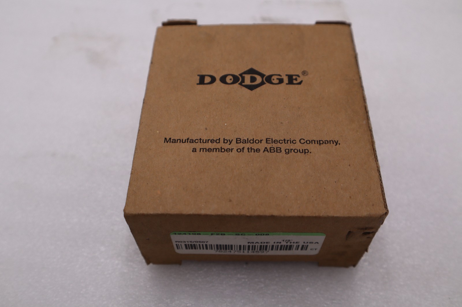 Dodge 124198 F2B-SC-008 1/2" 2-Bolt Flange Mount Bearing STOCK H809A