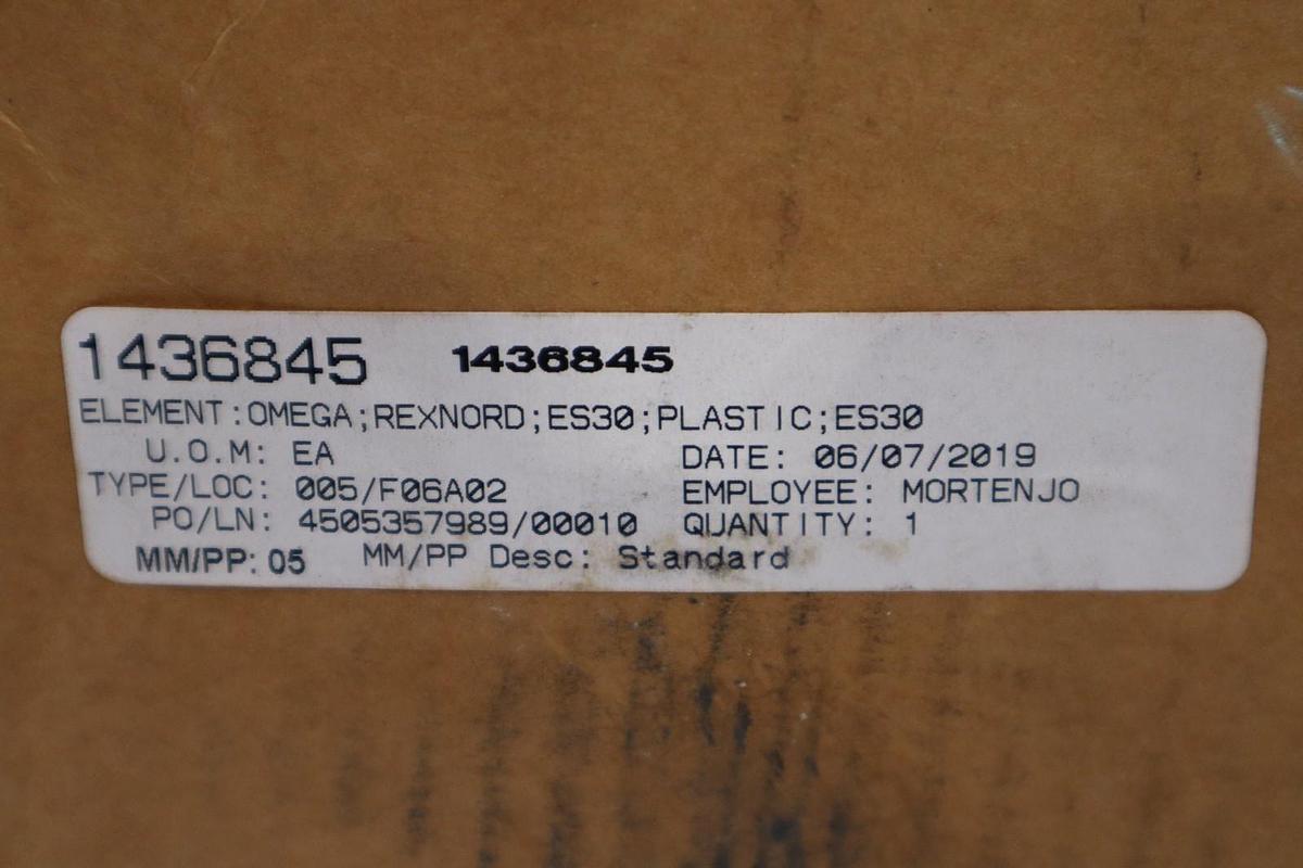 Used REXNORD 10287353 ES30 OMEGA ELEMENT NEW WITH BOX STOCK H356
