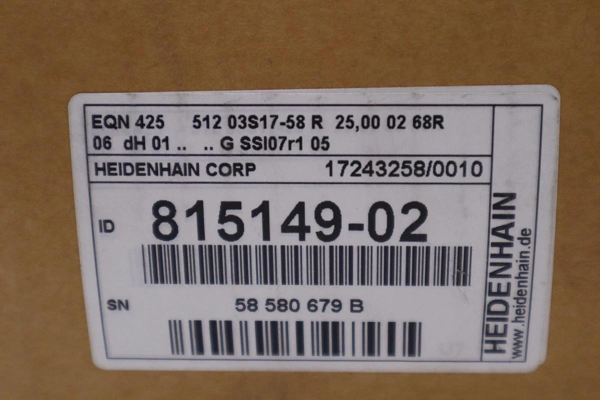 Used HEIDENHAIN 815149-02 17243258/0010 NEW IN BOX UNIT STOCK 2462-C