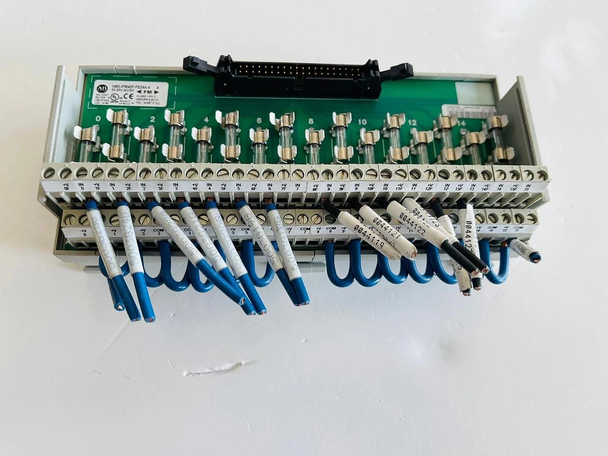 Used ALLEN BRADLEY 1492-IFM40F-FS24A-4 SER A ANALOG INTERFACE MODULE #K-501
