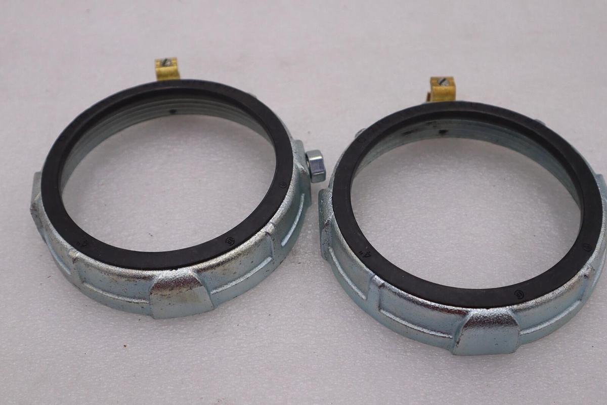 Used O-Z GEDNY IBC-400L-4BC THREADED CONDUIT GROUNDING BUSHING STOCK #321-A