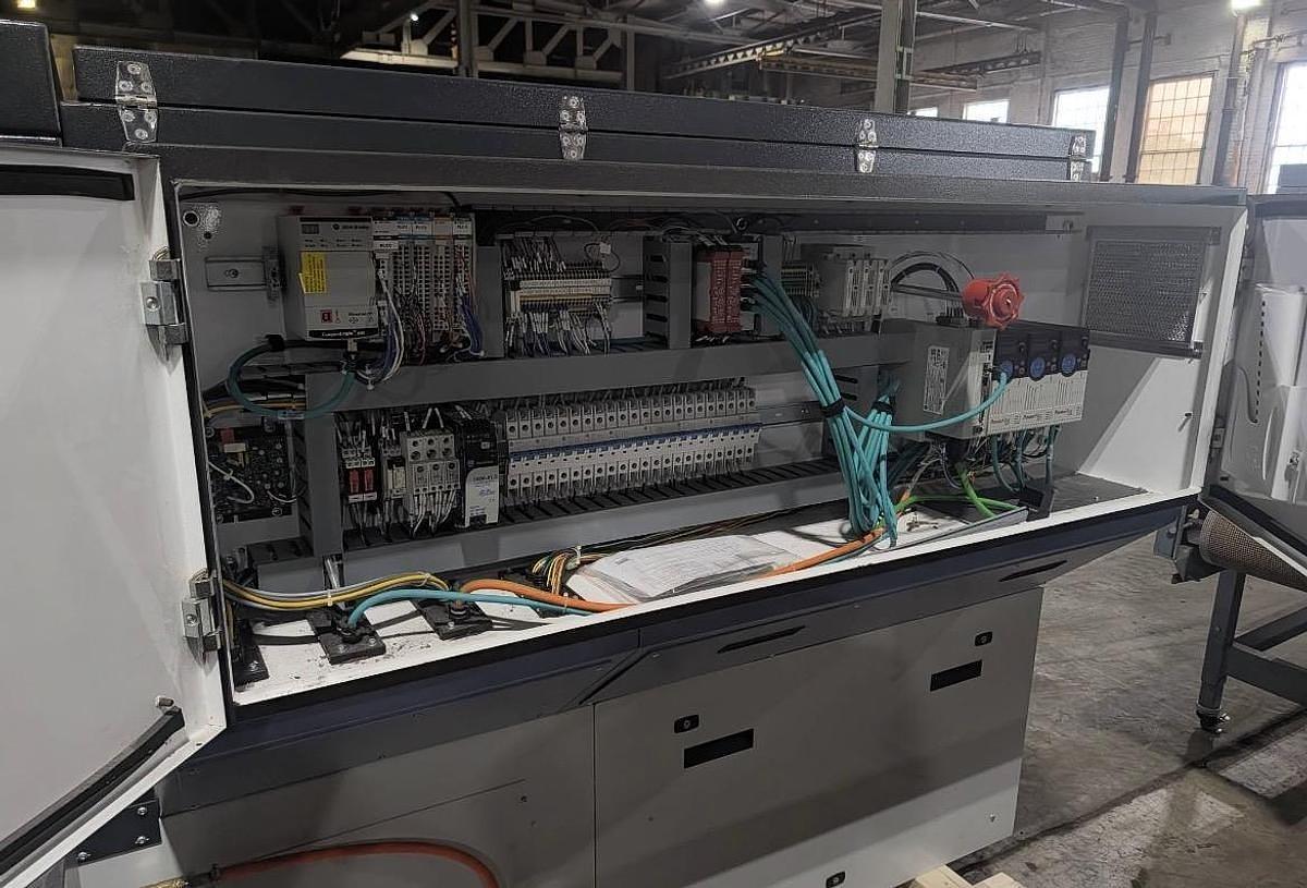 Used CONFLEX SYNC CONTINOUS MOTION SERVO SIDE SEAL SHRINK WRAPPER