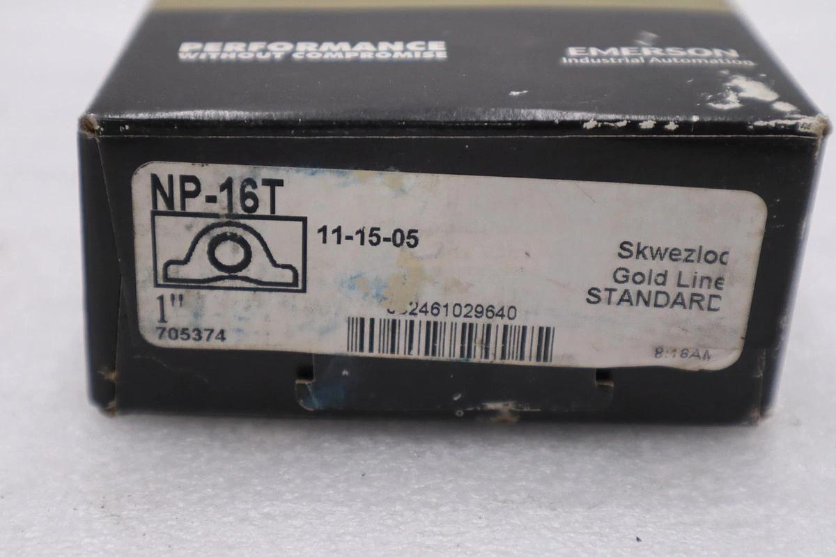 NEW OPEN BOX Sealmaster NP-16T Pillow Block Ball Bearing STOCK H929A