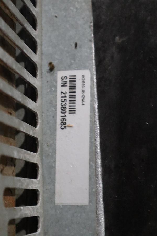 Used ABB ACH550-UH-125A-4 AC DRIVE 550 SERIES 3 PHASE 380-480 V AC STOCK S686