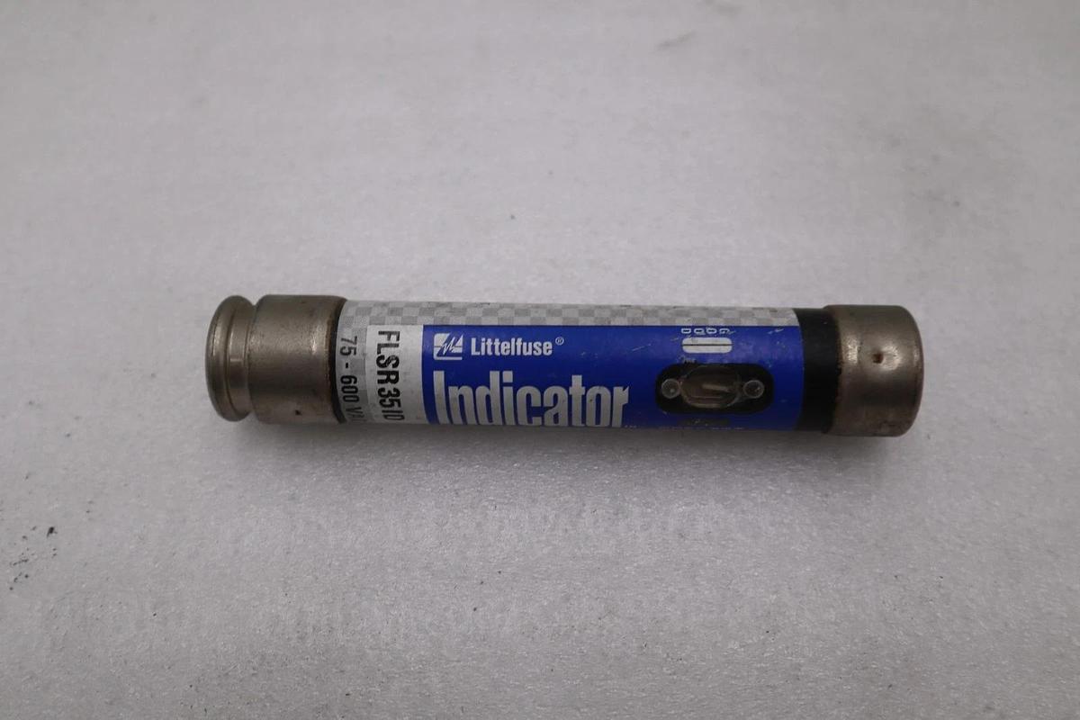 Used LOT OF 2 - FLSR 35 ID  Littlefuse 600 Volt Indicator Fuses - STOCK K-4025CC