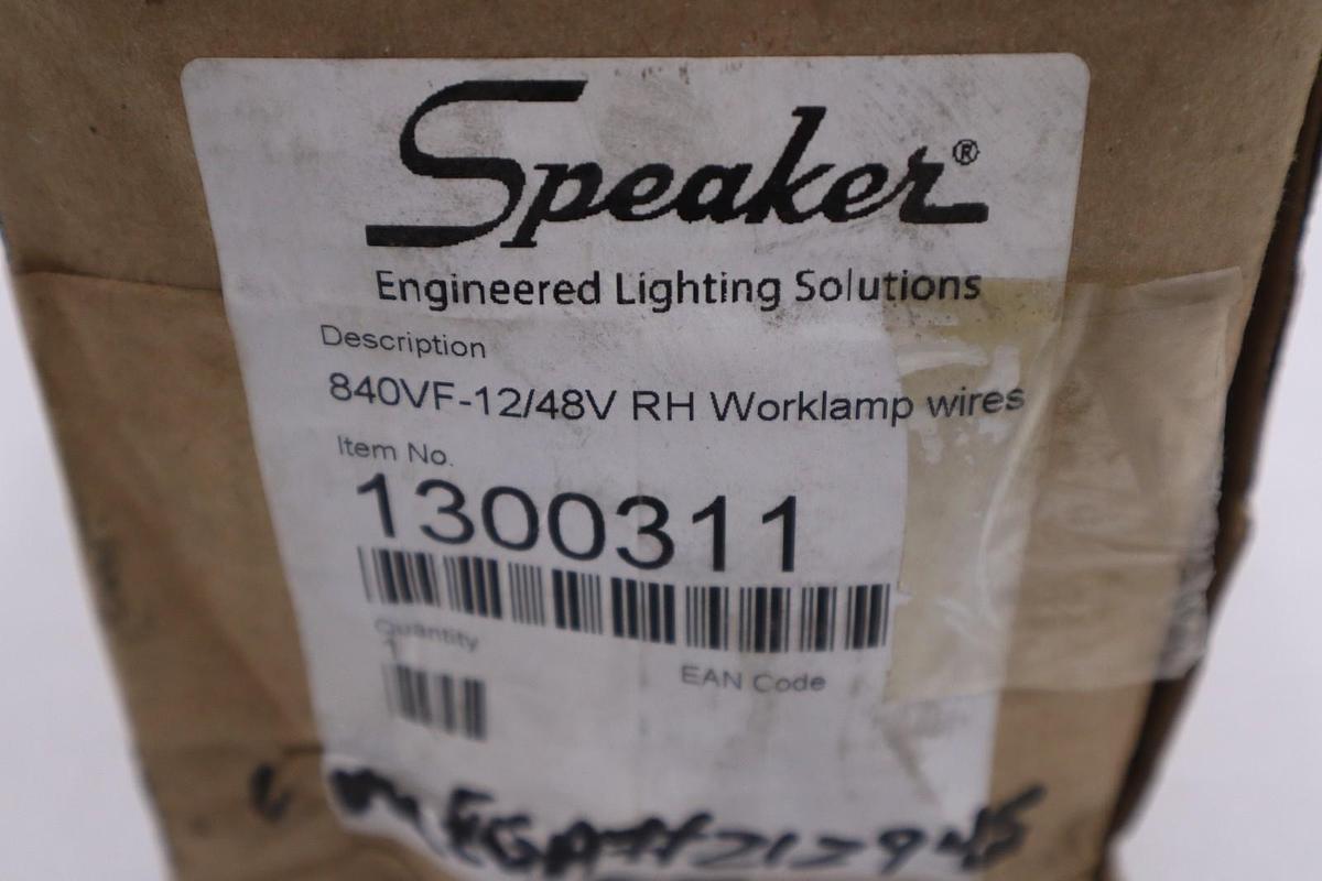J. W. Speaker 840VF-12/48V RH WORKLAMP WIRES 1300311 - STOCK GF254A